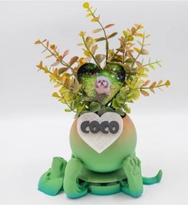 maceta en 3D perro personalizado foto eibar
