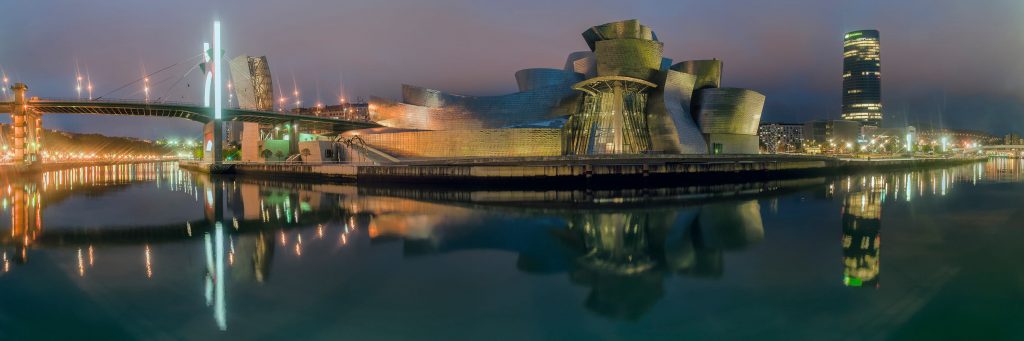Museo Guggenheim Bilbao de noche por EinerRP